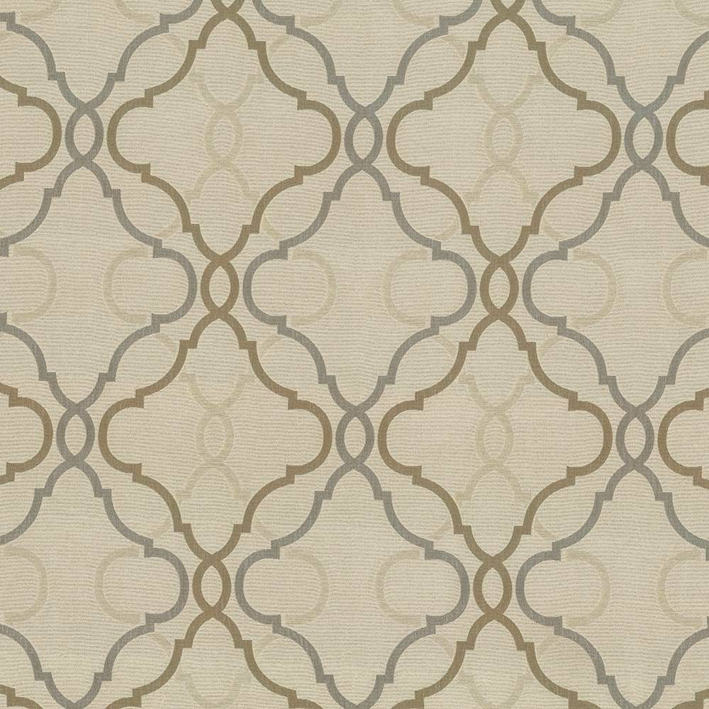 San Remo Dove by Kasmir Fabric 1428 INDIA Not Tested H: 13 7/8 inches, V:14 5/8 inches 55 - Fabric Carolina - Kasmir