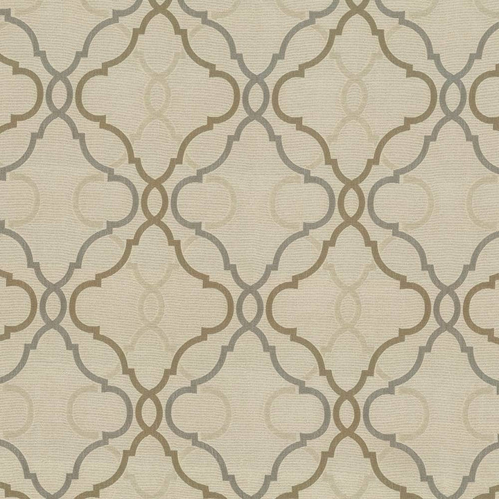 San Remo Dove by Kasmir Fabric 1428 INDIA Not Tested H: 13 7/8 inches, V:14 5/8 inches 55 - Fabric Carolina - Kasmir