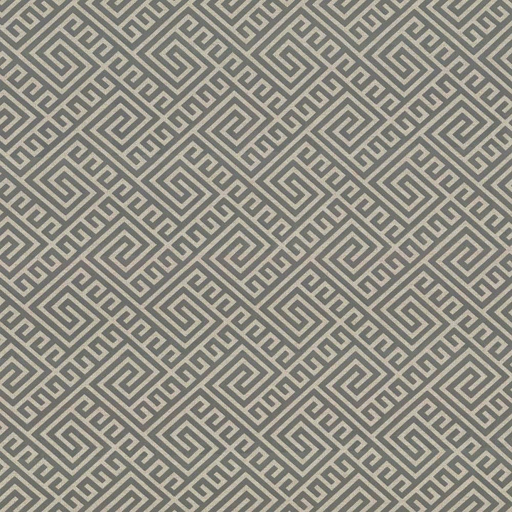 Sancai Fret Grey by Kasmir Fabric 5067 USA 15,000 Wyzenbeek Double Rubs H: 7 4/8 inches, V:8 6/8 inches 54 - Fabric Carolina - Kasmir