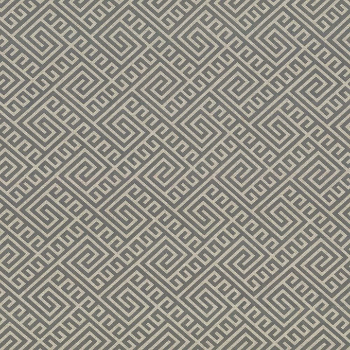 Sancai Fret Grey by Kasmir Fabric 5067 66% Cotton
14% Acrylic
11% Nylon
9% Rayon
 USA 15,000 Wyzenbeek Double Rubs Horizontal: 7 4/8 inches and Vertical: 8 6/8 inches 54 - Fabric Carolina -
