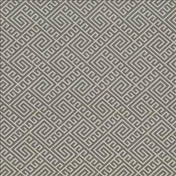 Sancai Fret Grey by Kasmir Fabric 5067 66% Cotton 14% Acrylic 11% Nylon 9% Rayon USA 15,000 Wyzenbeek Double Rubs H: 7 4/8 inches, V: 8 6/8 inches 54 - Fabric Carolina - Kasmir