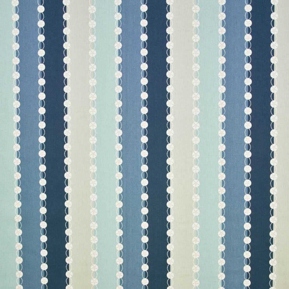 Sand Dollar Pacific by Kasmir Fabric 1401 100% Cotton
 USA </p><p>Repeat: Horizontal: 13 4/8 inches and Vertical: 3 7/8 inches 54 - Fabric Carolina -