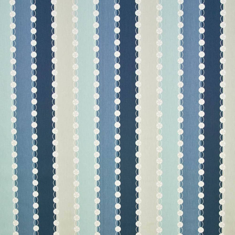 Sand Dollar Pacific by Kasmir Fabric 1401 USA 15,000 Wyzenbeek Double Rubs H: 13 4/8 inches, V:3 7/8 inches 54 - Fabric Carolina - Kasmir