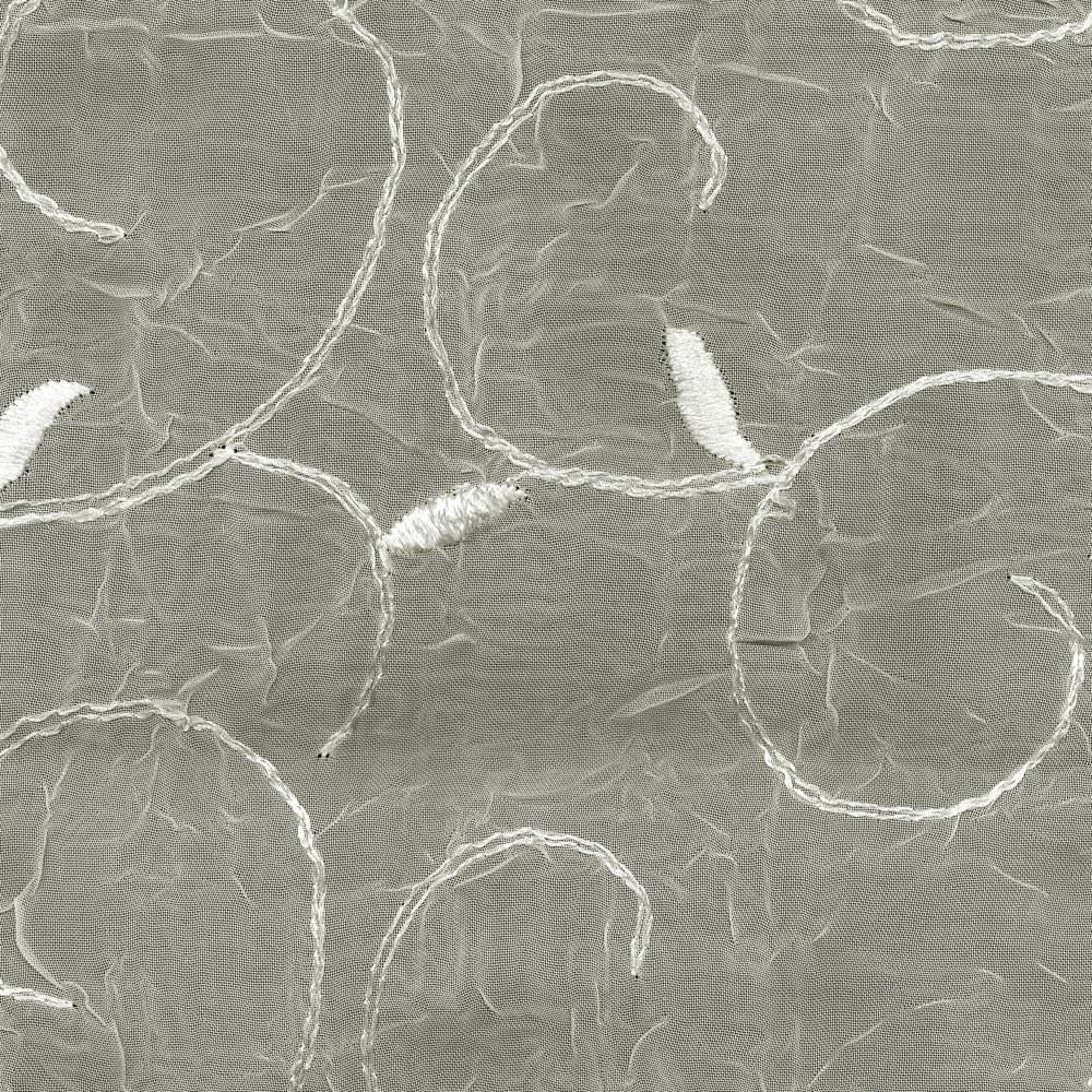 Sanderford Cream by Kasmir Fabric 1374 100% Polyester TURKEY Not Tested Horizontal: 8 4/8 inches and Vertical: 15 inches 51 - Fabric Carolina -