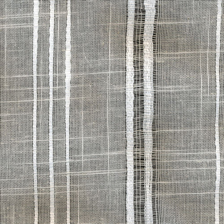 Sandpiper Stripe Cream  by Kasmir Fabric See sample 70% Polyester
30% Cotton
 CHINA Not Tested </p><p>Repeat: Horizontal: 9 4/8 inches and Vertical: N/A 114  - Fabric Carolina -