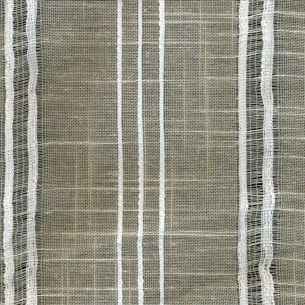Sandpiper Stripe Natural by Kasmir Fabric 1373 70% Polyester
30% Cotton
 CHINA Not Tested Horizontal: 9 4/8 inches and Vertical: N/A 114 - Fabric Carolina -