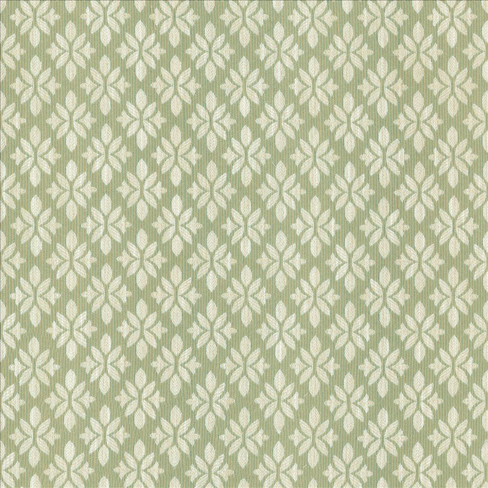 Sansa Seaglass by Kasmir Fabric 5124 60% Rayon
40% Polyester
 USA </p><p>Repeat: Horizontal: 2 2/8 inches and Vertical: 2 3/8 inches 54 - Fabric Carolina -