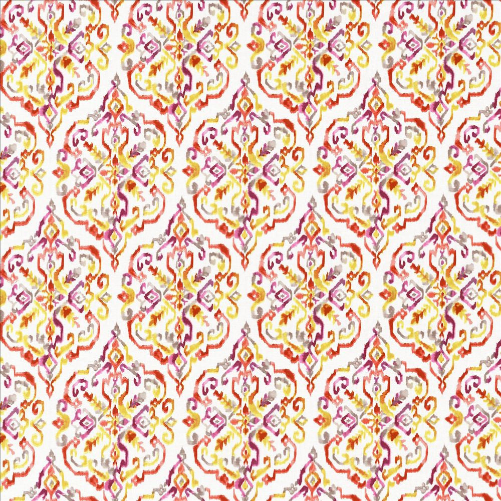 Santika Punch by Kasmir Fabric 5106 90% Cotton
10% Linen
 CHINA 51,000 Wyzenbeek Double Rubs </p><p>Repeat: Horizontal: 13 6/8 inches and Vertical: 27 inches 54 - Fabric Carolina -