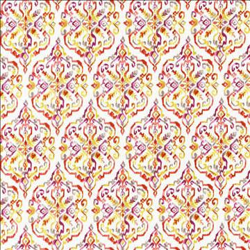 Santika Punch by Kasmir Fabric 5106 90% Cotton 10% Linen CHINA 51,000 Wyzenbeek Double Rubs H: 13 6/8 inches, V: 27 inches 54 - 55 - Fabric Carolina - Kasmir