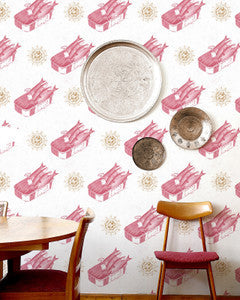 SARDINES Red Premium Wallpaper (WP20011) by Mind The Gap