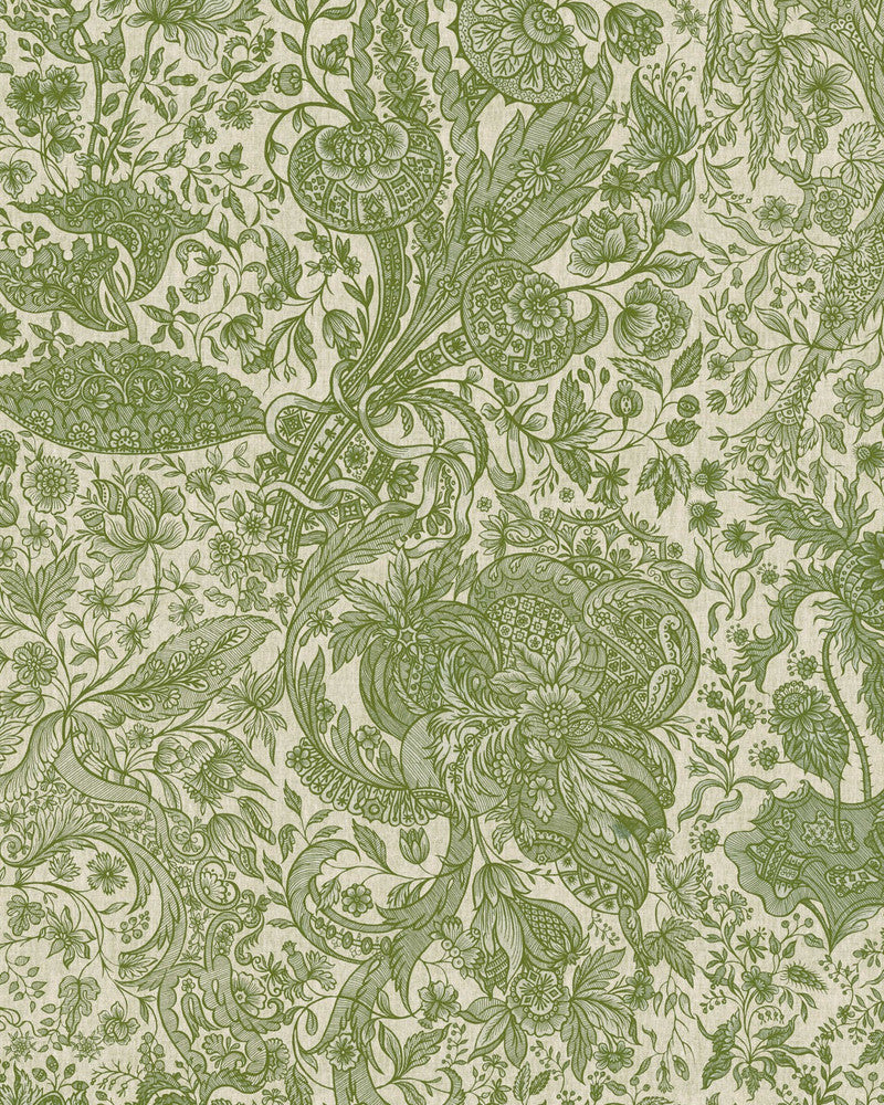 SARKOZI EMBROIDERY Herbal Wallpaper (WP30026) by Mind The Gap | WP30026 | TRANSYLVANIAN ROOTS | 1 roll x 20.5 x 393.7 in | 0.52m / 20.5in | 10m / 393.7in | 5.20mp | 50cm / 19.6in | Herbal | Satin Matte | Paste the wall | 1-roll in a box | Fabric Carolina | https://www.fabriccarolina.com/