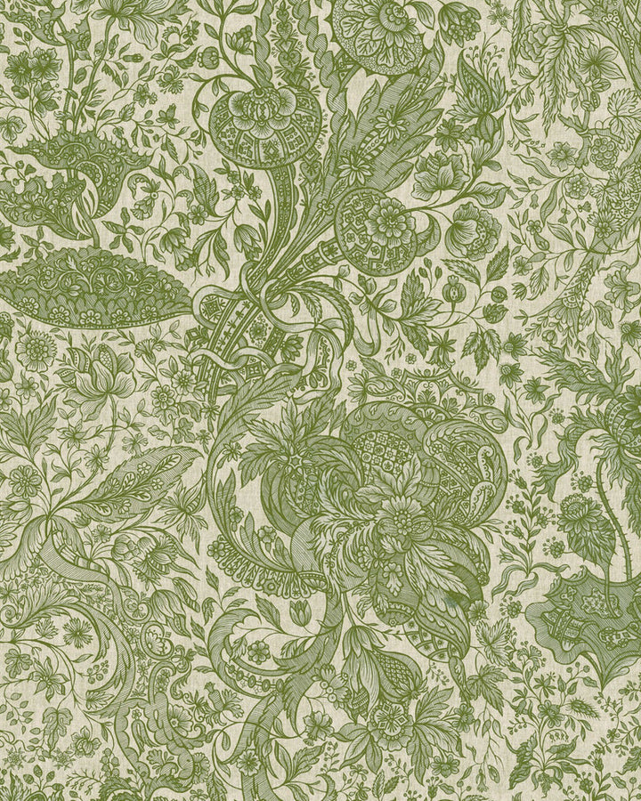 SARKOZI EMBROIDERY Herbal Wallpaper (WP30026) by Mind The Gap | WP30026 | TRANSYLVANIAN ROOTS | 1 roll x 20.5 x 393.7 in | 0.52m / 20.5in | 10m / 393.7in | 5.20mp | 50cm / 19.6in | Herbal | Satin Matte | Paste the wall | 1-roll in a box | Fabric Carolina | https://www.fabriccarolina.com/