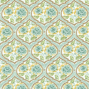Sassy Floral Green Tea by Kasmir Fabric
