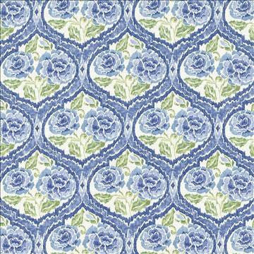 Sassy Floral Luna by Kasmir Fabric 1419 55% Linen 45% Rayon USA 30,000 Wyzenbeek Double Rubs H: 13 4/8 inches, V: 18 inches 54 - 55 - Fabric Carolina - Kasmir