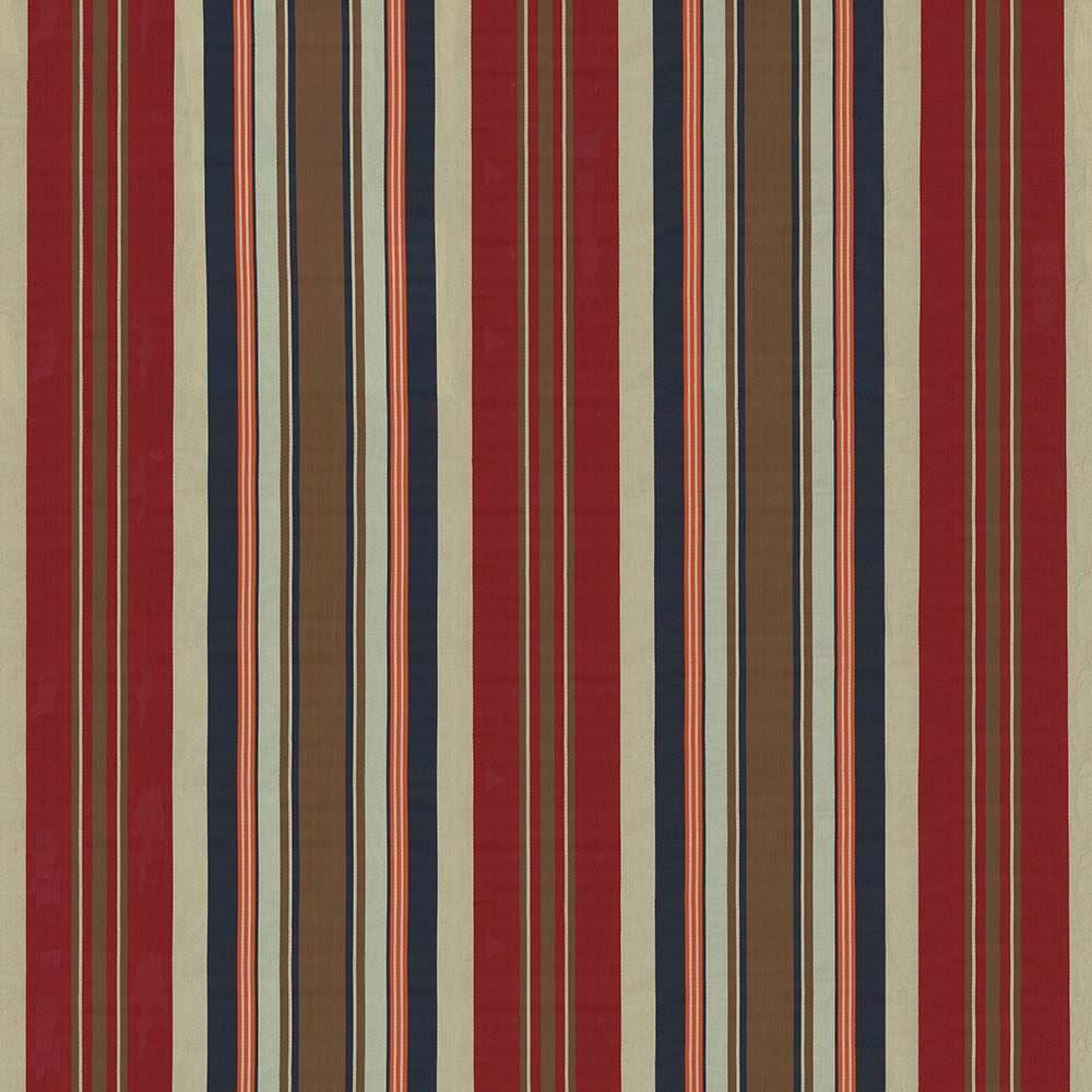 Savoy Stripe Autumn  by Kasmir Fabric See sample 100% Polyester
 INDIA 15,000 Wyzenbeek Double Rubs </p><p>Repeat: Horizontal: 13 2/8 inches and Vertical: N/A 54  - Fabric Carolina -