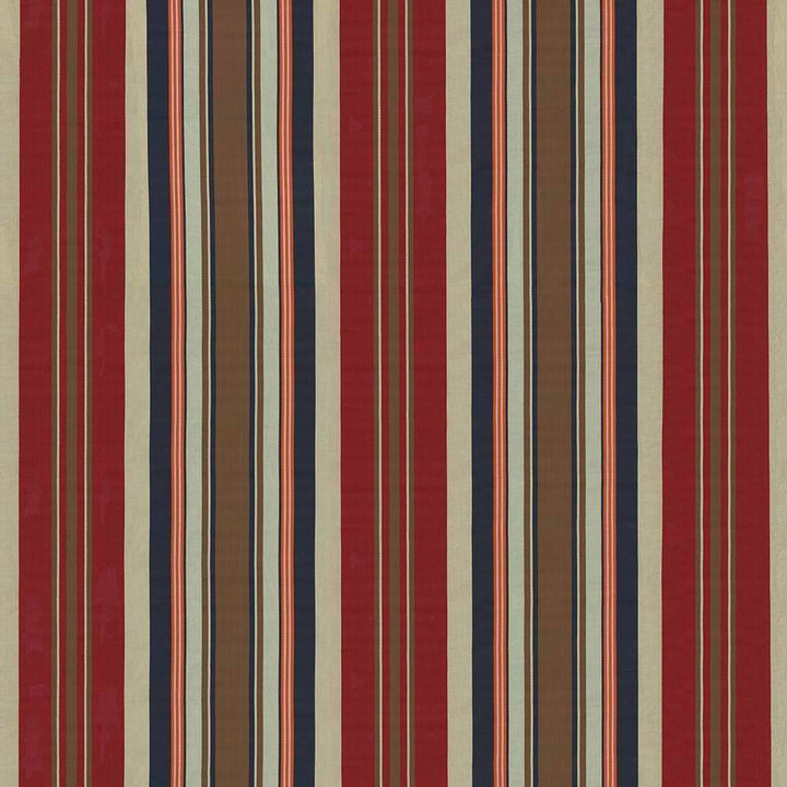 Savoy Stripe Autumn by Kasmir Fabric 8003 INDIA 15,000 Wyzenbeek Double Rubs H: 13 2/8 inches, V:N/A 54 - 55 - Fabric Carolina - Kasmir
