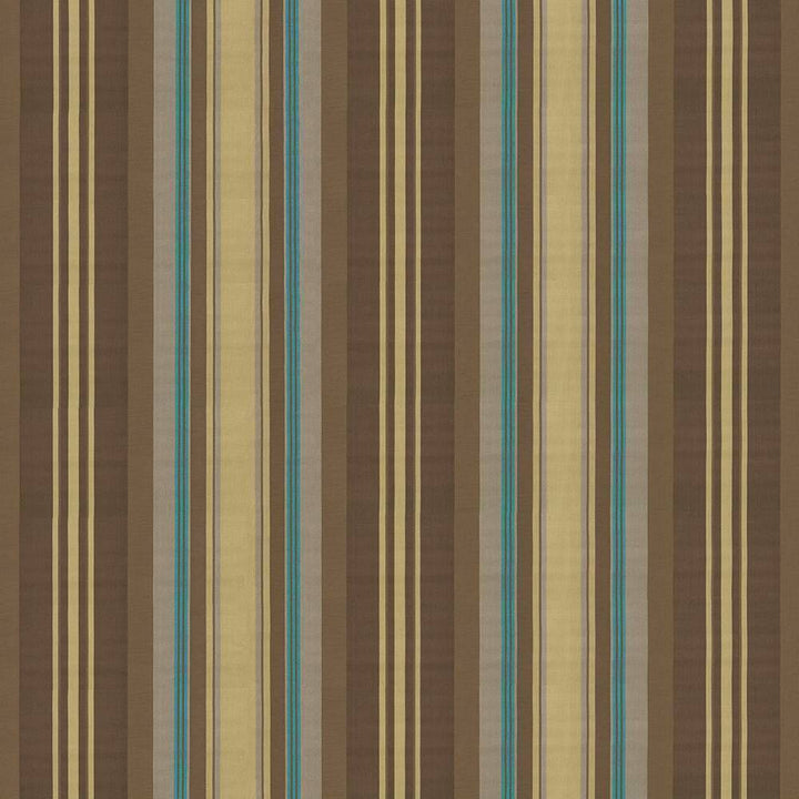 Savoy Stripe Chocolate by Kasmir Fabric 8003 INDIA 15,000 Wyzenbeek Double Rubs H: 13 2/8 inches, V:N/A 54 - 55 - Fabric Carolina - Kasmir