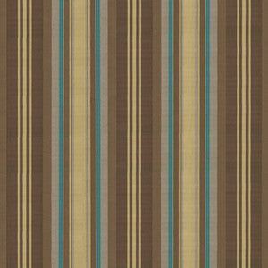 Savoy Stripe Chocolate by Kasmir Fabric