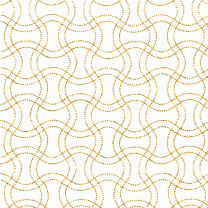 Sawtooth Butterscotch by Kasmir Fabric 5108 100% Polyester TURKEY Not Tested Horizontal: 6 2/8 inches and Vertical: 6 2/8 inches 118 - 119 - Fabric Carolina -