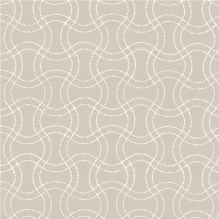 Sawtooth Ivory by Kasmir Fabric 5108 100% Polyester TURKEY Not Tested Horizontal: 6 2/8 inches and Vertical: 6 2/8 inches 118 - 119 - Fabric Carolina -