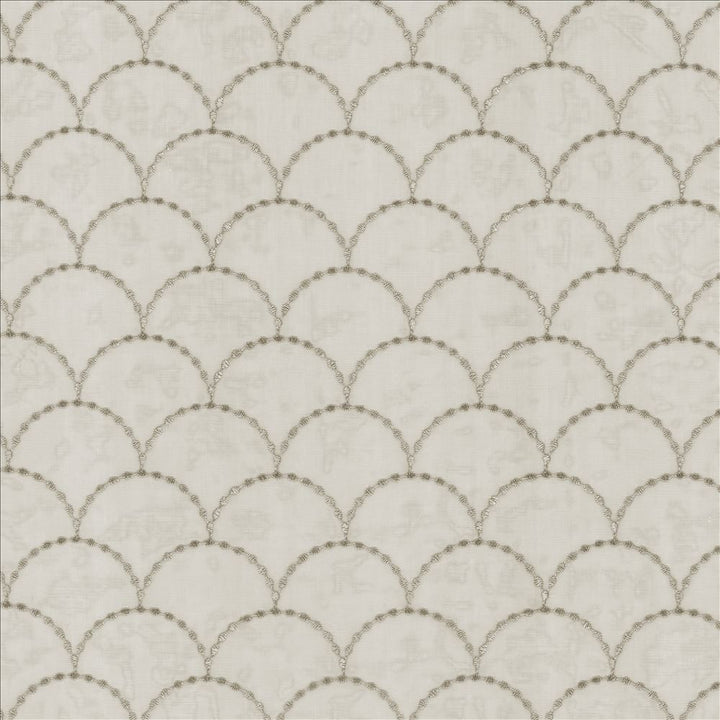 Scalloped Smoke by Kasmir Fabric 5108 100% Polyester
 TURKEY </p><p>Repeat: Horizontal: 3 inches and Vertical: 3 inches 118 - 125 - Fabric Carolina -