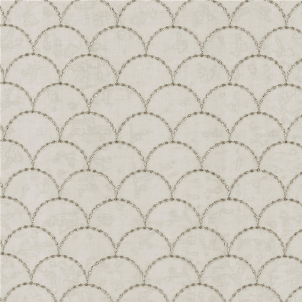 Scalloped Smoke by Kasmir Fabric 5108 100% Polyester
 TURKEY Not Tested Horizontal: 3 inches and Vertical: 3 inches 118 - Fabric Carolina -