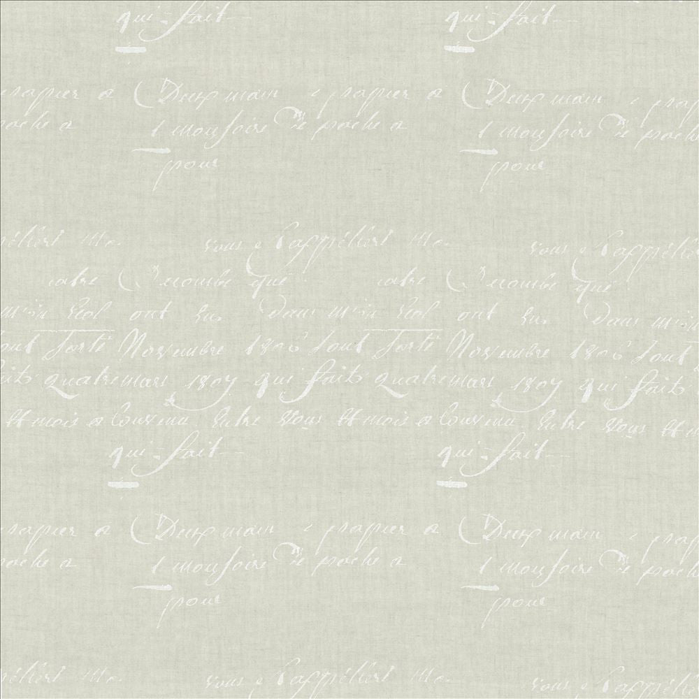 Script Ivory by Kasmir Fabric 5157 100% Linen FRANCE Not Tested Horizontal: 17 7/8 inches and Vertical: 25 2/8 inches 63 - Fabric Carolina -