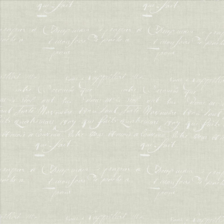 Script Ivory by Kasmir Fabric 5157 100% Linen FRANCE Not Tested Horizontal: 17 7/8 inches and Vertical: 25 2/8 inches 63 - Fabric Carolina -