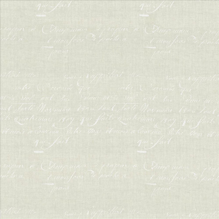 Script Ivory by Kasmir Fabric 5157 100% Linen
 FRANCE Not Tested Horizontal: 17 7/8 inches and Vertical: 25 2/8 inches 63 - Fabric Carolina -