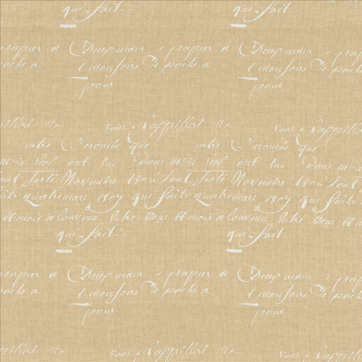 Script Natural by Kasmir Fabric 5157 100% Linen
 FRANCE </p><p>Repeat: Horizontal: 17 7/8 inches and Vertical: 25 2/8 inches 63 - Fabric Carolina -