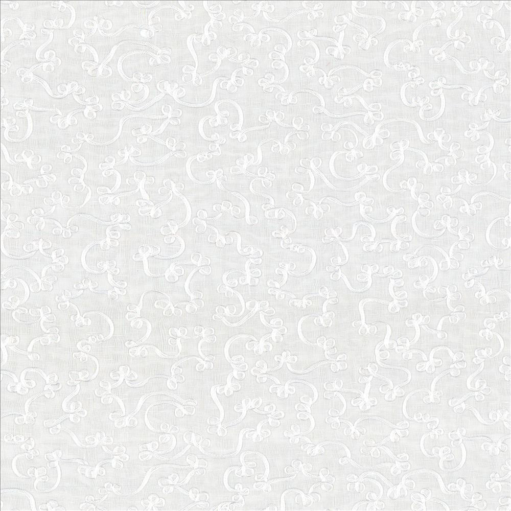 Scroll Down Snow by Kasmir Fabric 1443 100% Linen
Embroidery
100% Nylon
 CHINA Not Tested </p><p>Repeat: Horizontal: 16 4/8 inches and Vertical: 12 inches 52 - Fabric Carolina -