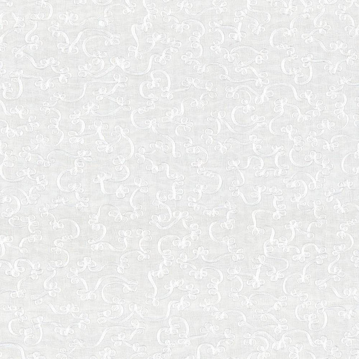 Scroll Down Snow by Kasmir Fabric 1443 CHINA Not Tested H: 16 4/8 inches, V:12 inches 57 - Fabric Carolina - Kasmir