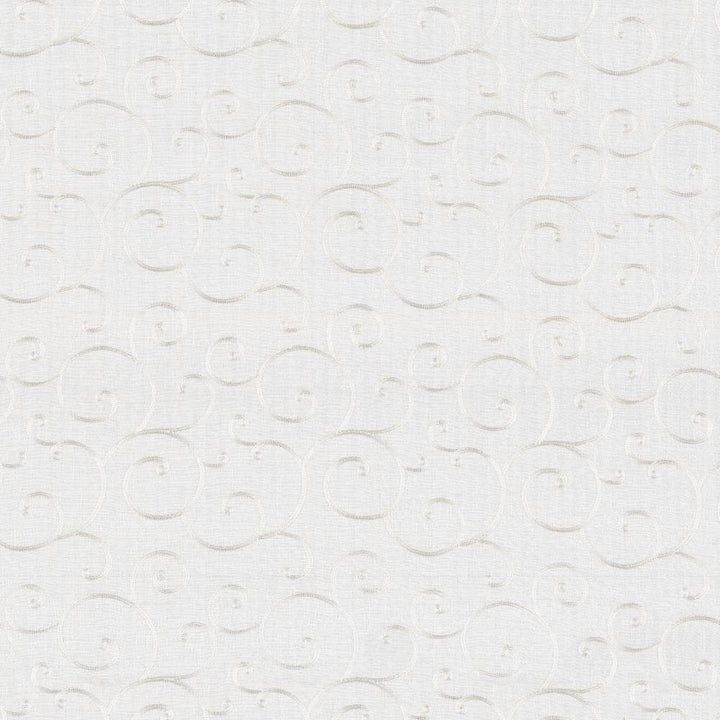 Scrolltop Snow by Kasmir Fabric 5077 CHINA Not Tested H: 9 4/8 inches, V:11 6/8 inches 54 - 56 - Fabric Carolina - Kasmir