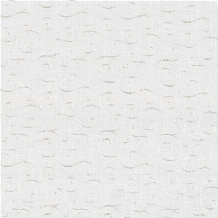Scrolltop Snow by Kasmir Fabric 5077 100% Polyester
Embroidery
100% Polyester
 CHINA Not Tested Horizontal: 9 4/8 inches and Vertical: 11 6/8 inches 45 - Fabric Carolina -