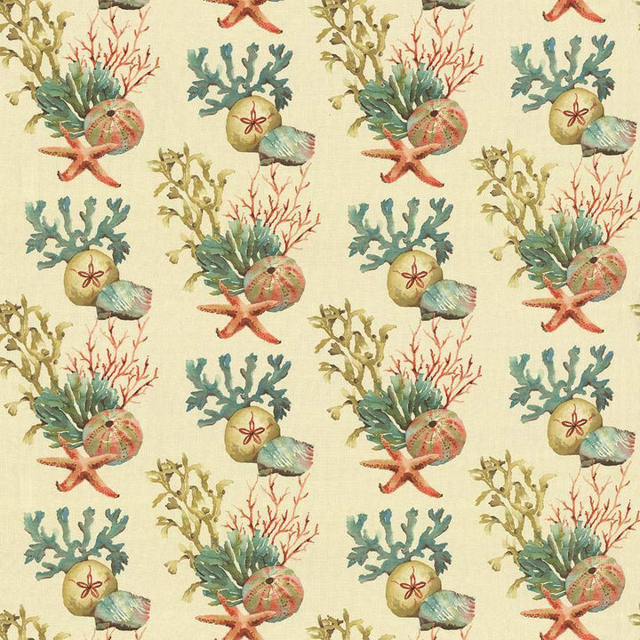 Sea Hunt Multi by Kasmir Fabric 5079 CHINA 30,000 Wyzenbeek Double Rubs H: 28 4/8 inches, V:27 1/8 inches 54 - Fabric Carolina - Kasmir