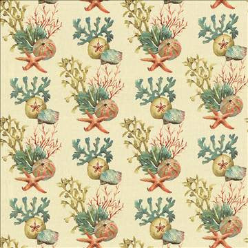 Sea Hunt Multi by Kasmir Fabric 5079 90% Cotton 10% Linen CHINA 30,000 Wyzenbeek Double Rubs H: 28 4/8 inches, V: 27 1/8 inches 54 - Fabric Carolina - Kasmir