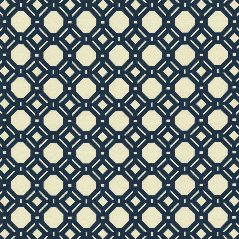 Seafarer Porcelain by Kasmir Fabric 5125 61% Rayon
39% Polyester
 CHINA </p><p>Repeat: Horizontal: 2 4/8 inches and Vertical: 2 4/8 inches 54 - Fabric Carolina -