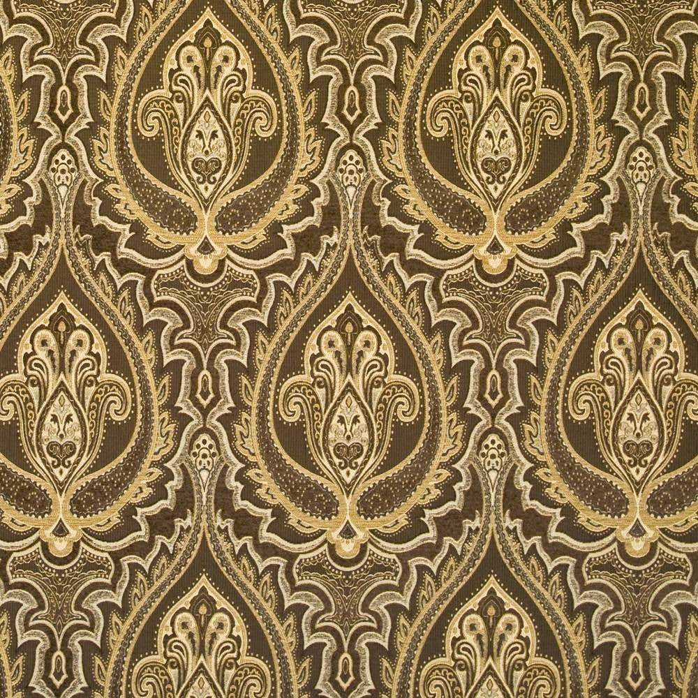 Seago Paisley Olive by Kasmir Fabric 1396 CHINA 9,500 Martindale Cycles H: 14 inches, V:24 inches 56 - 57 - Fabric Carolina - Kasmir