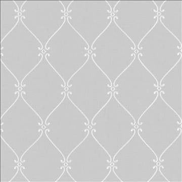 Searcy White by Kasmir Fabric 5108 100% Polyester TURKEY Not Tested H: 6 2/8 inches, V: 10 inches 118 - 127 - Fabric Carolina - Kasmir