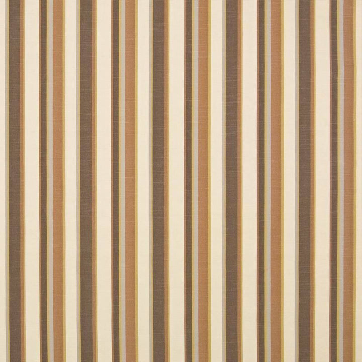 Sebastian Stripe Carmel by Kasmir Fabric 1372 TAIWAN 12,000 Wyzenbeek Double Rubs H: 9 inches, V:11 2/8 inches 54 - 57 - Fabric Carolina - Kasmir