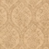 CORDOBA DAMASK - Taupe by Thibaut Wallpaper