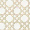RENAISSANCE - Metallic on Dark Brown by Thibaut Wallpaper