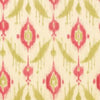 ISLAND IKAT - Pink and Green by Thibaut Wallpaper