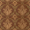 JULIE DAMASK - Brown by Thibaut Wallpaper