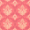 JULIE DAMASK - Raspberry by Thibaut Wallpaper
