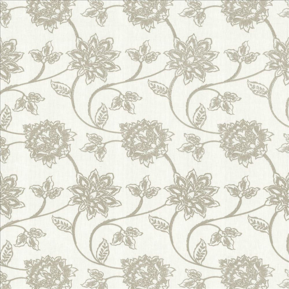 Serena Sterling by Kasmir Fabric 1451 70% Polyester
30% Cotton
 INDIA </p><p>Repeat: Horizontal: 12 7/8 inches and Vertical: 18 5/8 inches 54 - Fabric Carolina -