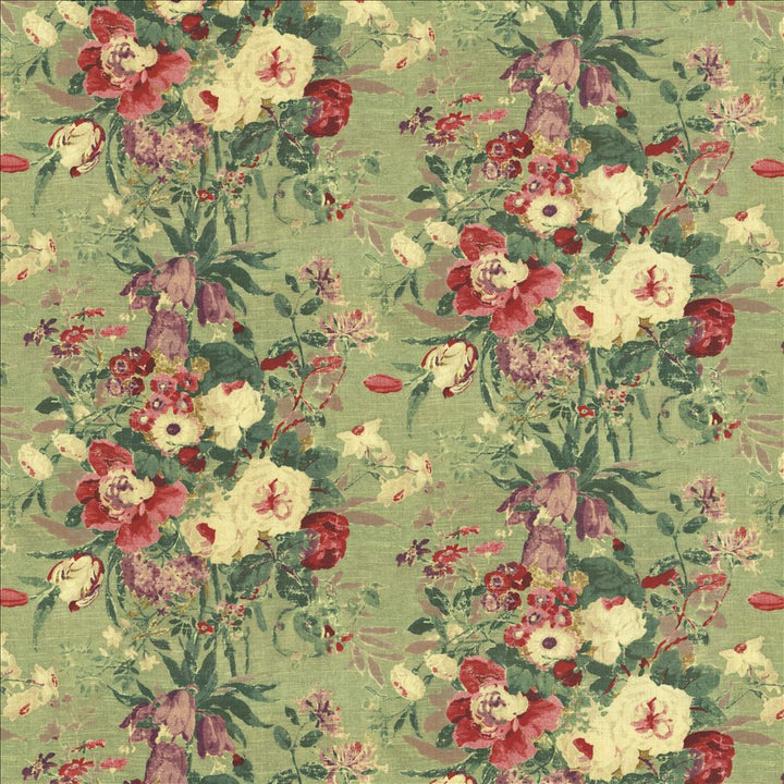 Serene Scene Moss by Kasmir Fabric 1453 100% Linen
 CHINA </p><p>Repeat: Horizontal: 54 inches and Vertical: 32 inches 54 - Fabric Carolina -