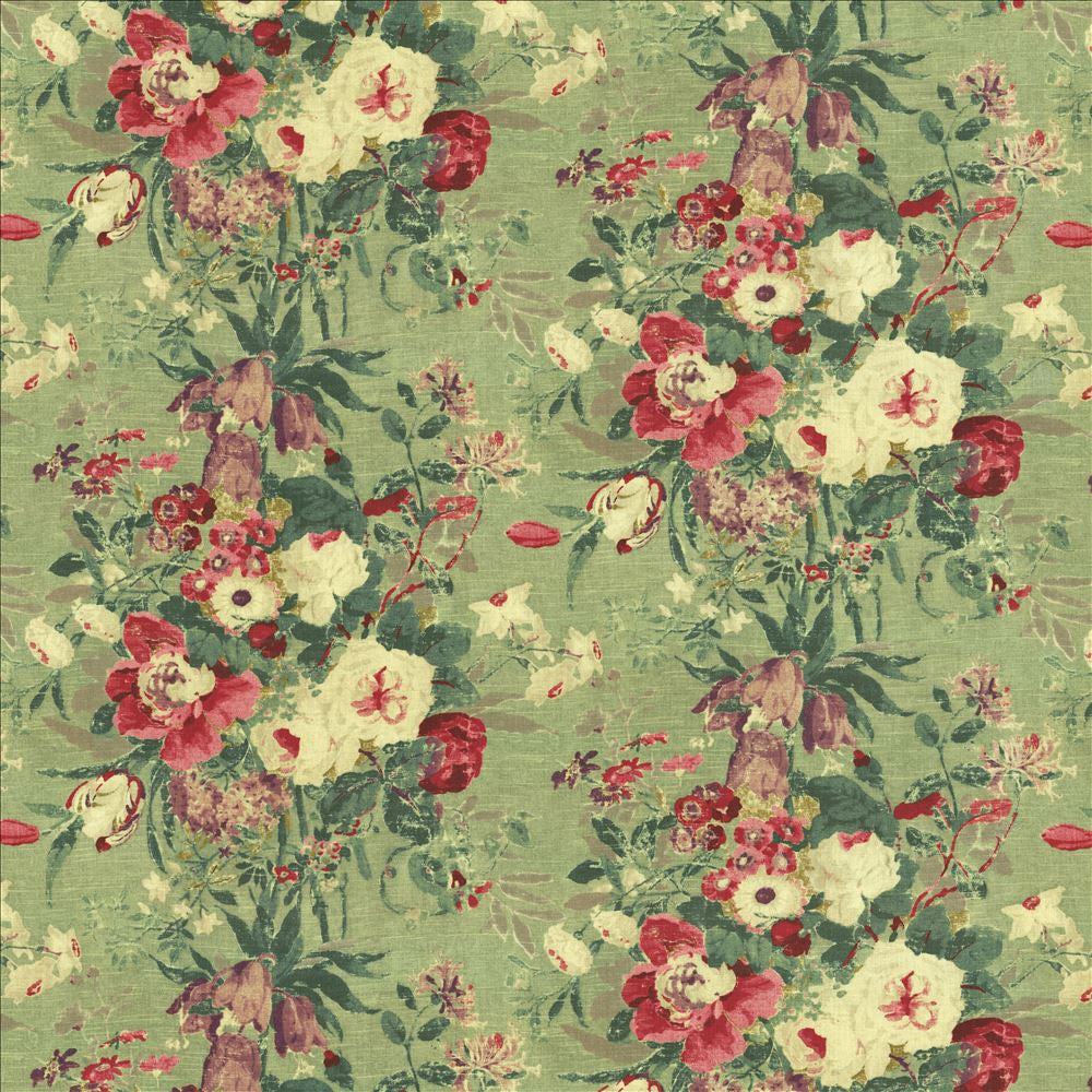 Serene Scene Moss by Kasmir Fabric 1453 100% Linen
 CHINA 15,000 Wyzenbeek Double Rubs </p><p>Repeat: Horizontal: 54 inches and Vertical: 32 inches 54 - Fabric Carolina -