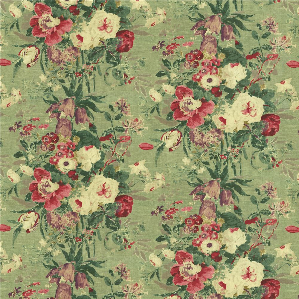 Serene Scene Moss  by Kasmir Fabric See sample 100% Linen
 CHINA 15,000 Wyzenbeek Double Rubs </p><p>Repeat: Horizontal: 54 inches and Vertical: 32 inches 54  - Fabric Carolina -