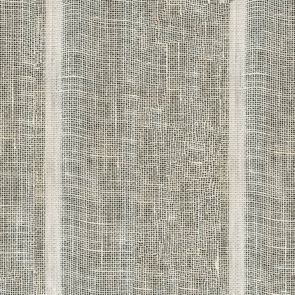 Serenity Stripe Sandstone by Kasmir Fabric 5012 100% Linen BRAZIL Not Tested Horizontal: 3 3/8 inches and Vertical: 0 Inches 54 - 55 - Fabric Carolina -